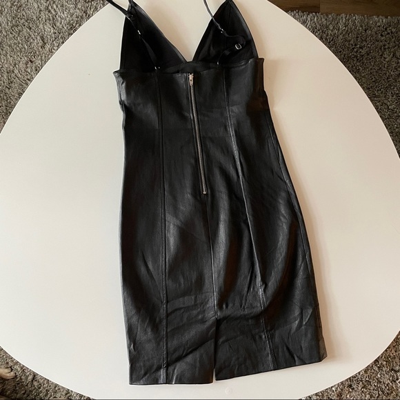 Alexander Wang Leather triangle top mini dress - Picture 11 of 13